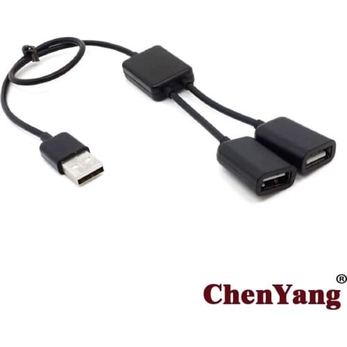 Zihan Dual USB 2.0 Ports Hub Cable Bus power For Laptop & Notebook & PC & Mouse