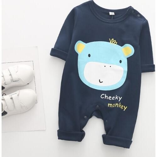 ZWF564 Cute animals Spring Baby romper newborn baby clothes Kids long sleeve underwear cotton boys Clothes Baby girls romper