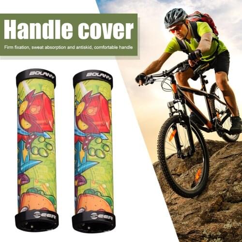 1 Pair Cycling Bike Bicycle MTB Handlebar Cover Grips Rubber Ultralight Anti-slip Handle Grip Lock End Bar Bike Part
