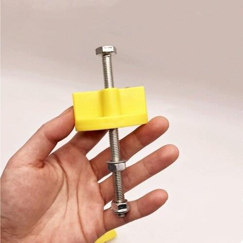 10Pcs/Pack Wall Tile Tool Tile Leveler Leveling System Sapcer Height Adjuster Locator Fine Thread Rising Tool Bolt Screw DIY