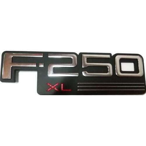 10PCSXABS Plastic F250 F-250 F250XL F-250XL With Red XL Car Sticker Emblem Badge Embleme Emblema
