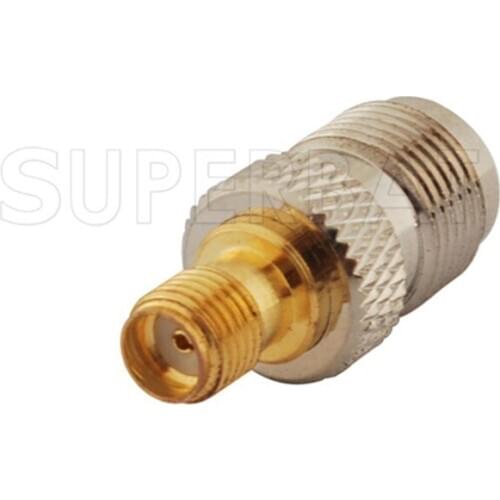 Superbat 5 pcs SMA-TNC Adapter SMA Female Jack to TNC Jack Straight RF Adapter