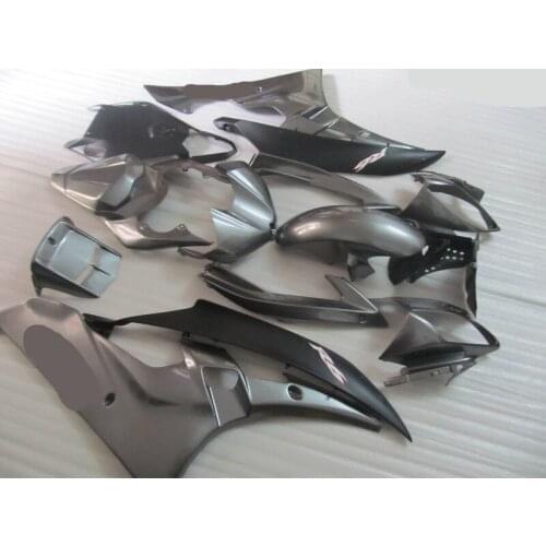 B Injection molding Fairing kits for YAMAHA YZF R6 2006 2007 YZFR6 YZF600 R6 07 06 black silver fairings