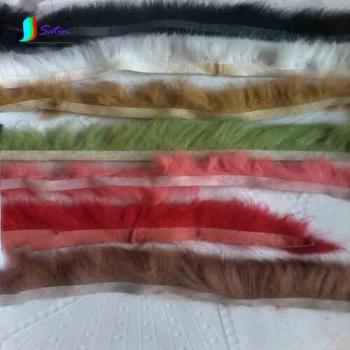 Mini Width Red,Caesious,Yellowish,White,Black Fur Band Lace,Hat/clothes,Shoe Diy Material Narrow Rabbit Hair Band S0453L