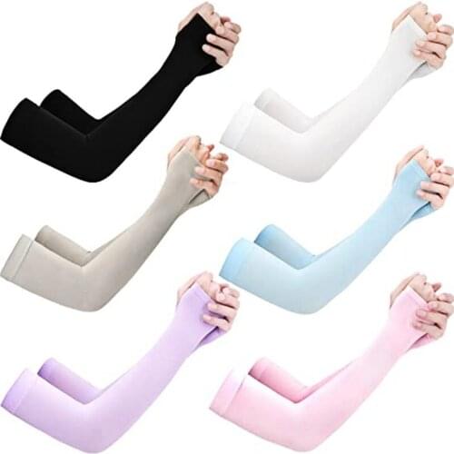 UV Sun Protection Arm Sleeves for Men & Women UPF 50+ Sports Compression Cooling Sleeve Summer Outdoor Sunblock Arm Cover