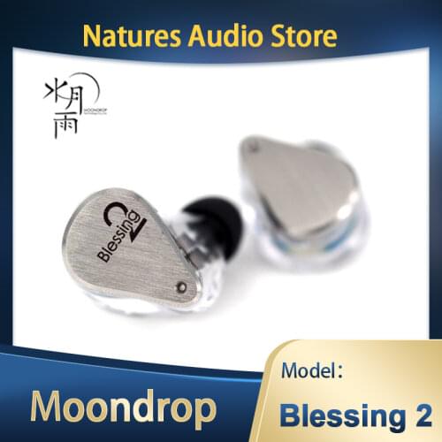 MOONDROP Blessing 2 In-Ear Monitor Earphone 1DD+4BA Hybrid Technology Blessing2 Headphones with Detachable Cable Earbuds