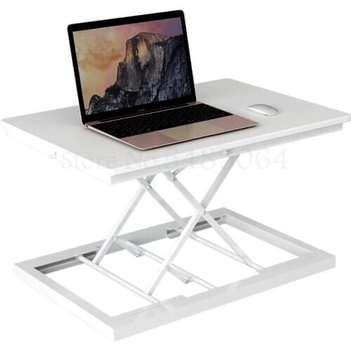 Stand-up Laptop Desk Work Desktop Monitor Lift Stand Standing Using Office Desk Desk