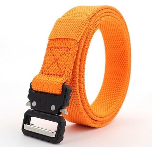 Mens Tactical Belt 2.5cm Width Waist Strap Military Nylon Outdoor Multifunctional Training Leisure Buckle Unisex Cinto For Lady