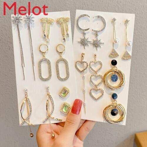 Earrings 2021new Trending Earrings Womens Elegant Earrings High-End and Fashionable Long High-End Earrings Free shipping