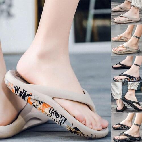 Outdoor Soft-soled Non-slip Flip Flops Unisex Multi-size Casual Lightweight Non-slip Beach Shoes Outdoor Sandals