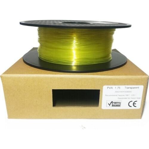 Water Soluble PVA Filament 1.75mm Support Material for 3D Printer