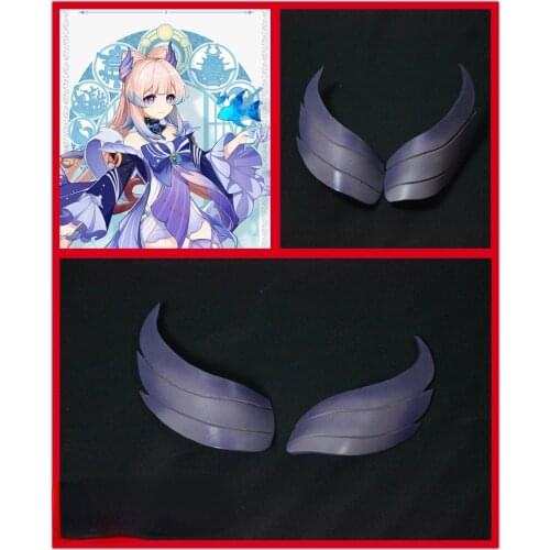 Genshin Impact Sangonomiya Kokomi Cosplay Headwear Hair Clip Hairpin Halloween Costume Accessory Prop Hair Pin