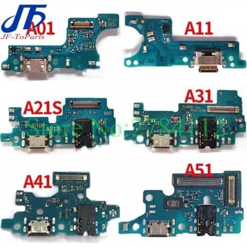 10Pcs USB Replacement For Samsung A11 A31 A41 A51 A71 A21S Charging Dock Port Socket Jack Connector Charge Board Flex Cable