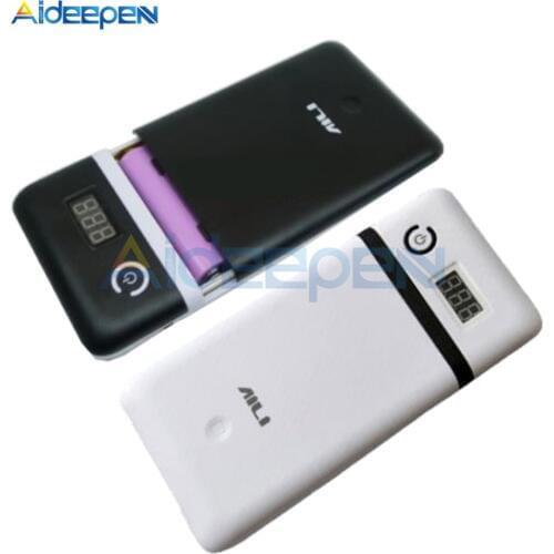 18650 Battery Charger Mobile Power Bank Charging Module 3.3A 5V-21V for 19V Laptop 5V Phone Black and White Color