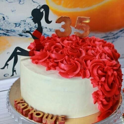 High Heels Lady Birthday Acrylic Cake Topper 16 18 21th Birthday Cupcake Toppers for Girls Birthday Cake Topper Party Supplies