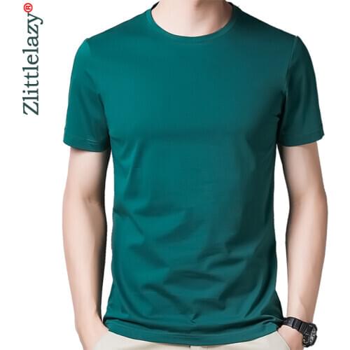 ZLITTLELAZY Men's Plain T-shirts