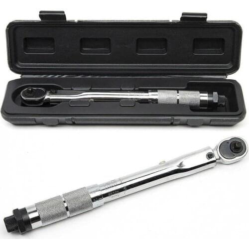 1/4 3/8 1/2 Torque Preset Torque Wrench Drive Tool 5-25 Nm Positive Negative Two-way Adjustment Spanner Auto Repair Hand Tools