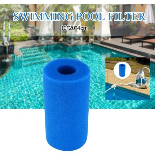 10cmx20cm Swimming Pool Foam Filter Sponge Reusable for Intex Type A Washable Biofoam Cleaner Filter Foam Sponges Tools