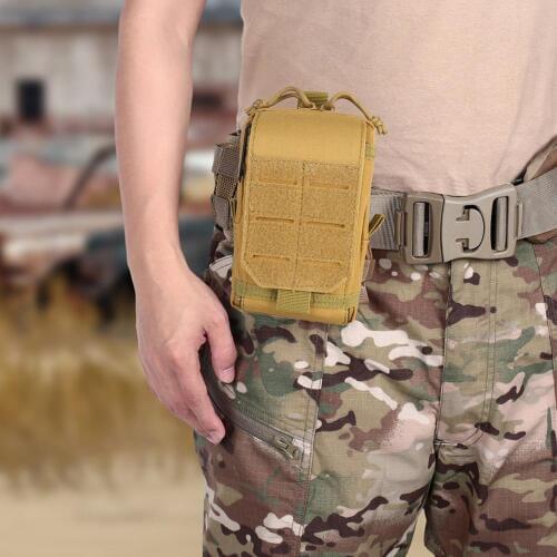 1000D Tactical Molle Pouch Waist Bag Outdoor Men EDC Tool Bag Vest Pack Purse Mobile Phone Case Hunting Bag