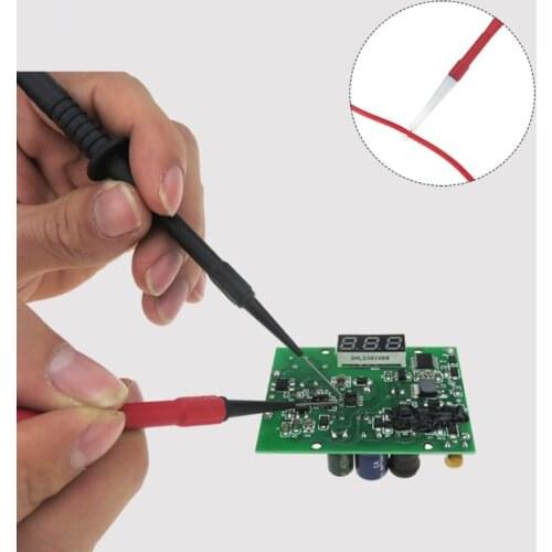 4pcs 0.7mm Piercing Probes Kit Multimeter Pen Probe Mini Wire Piercer Car Repair Test Line Probe Tool