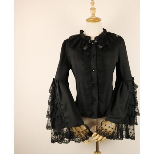 Amer2C10 Womens Black Shirts