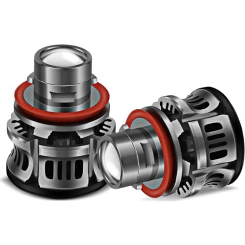 Upgraded LED H7 with Lens Auto Fog Lamp H11 LED Projector Fog Light for Car H8 H9 9005 LED HB3 6000k HB4 100W 15000LM