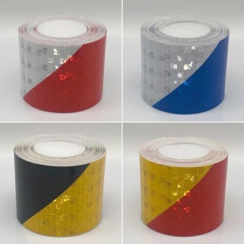 5cmx3m Car Reflective Strip Stickers Warning Strip-style Decoration Film Safe Motorcycle Baby Car Reflect Road Safety Tape