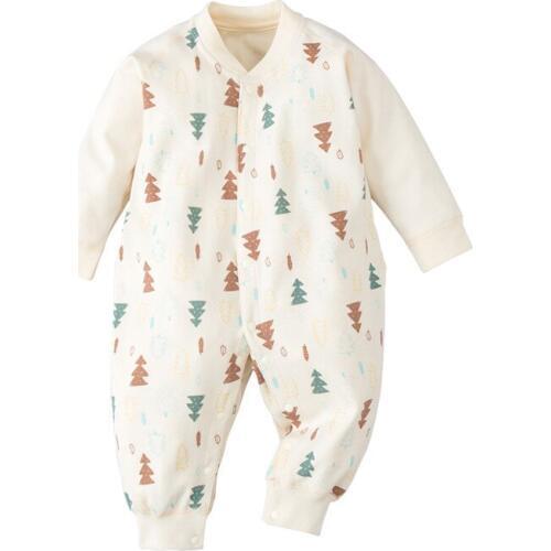Christmas Newborn Infant Boys Girls Rompers Baby Clothing Xmas Tree Print Long Sleeve Baby Jumpsuit Playsuit