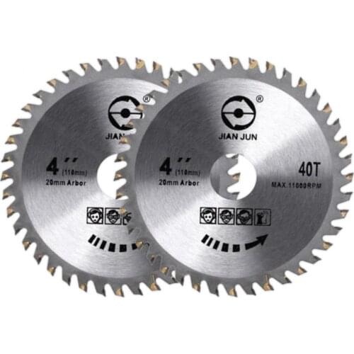 Circular Saw Blade Angle Grinder Saw Disc Carbide Tipped Wood Cutter Wood Cutting Disc 40T Grinder Disc Saw 4 Inch Dropshipping