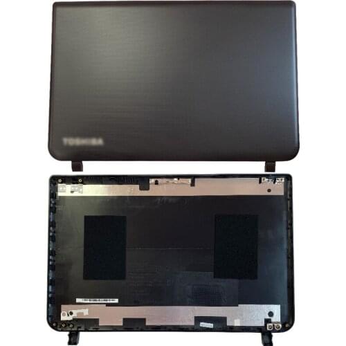 For Toshiba Satellite C50 C55 C55T C50-B C55-B C55T-B C55D-B Black Laptop Case LCD Back Cover