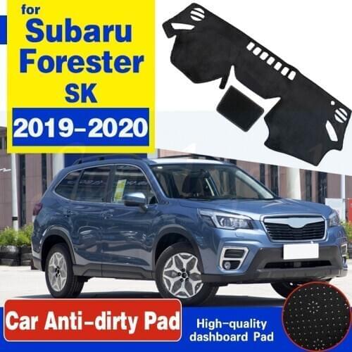 For Subaru Forester 2019 2020 SK Anti-Slip Mat Dashboard Cover Pad Sunshade Dashmat Protect Carpet Anti-UV Car Accessories Rug