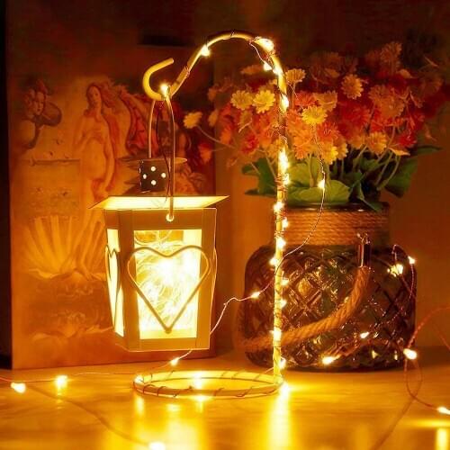 2/3M String LED Lights Decoration Fairy Light Battery Operated Waterproof Star Copper Wire Lamp Indoor Outdoor Christmas Wedding