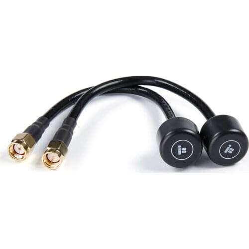 2PCS iFlight 5.8GHz FPV Antenna 150mm SMA RP-SMA Black for FPV RC Racing Drone Models Fatshark Skyzone Goggles