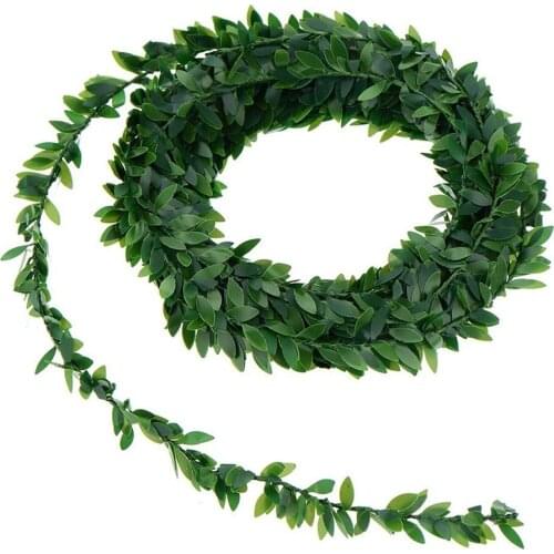 7.5m Artificial Ivy Garland Foliage Green Leaves Simulated Plants Vine For Wedding Party Decoration DIY Headbands Wreath Craft