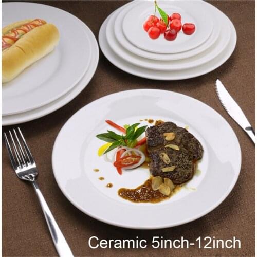 Quality Ceramic dish Large Dinner Set Table Dining dish Fashion Style dinner plates steak plate bone china snack pasta plate