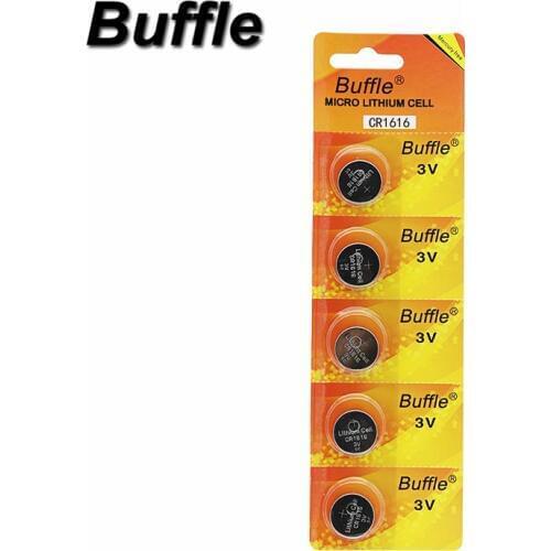 Buffle 5pcs/pack 3V CR1616 Button DL1616 ECR1616 LM1616 Cell Coin Lithium Batteries For 3D Glasses