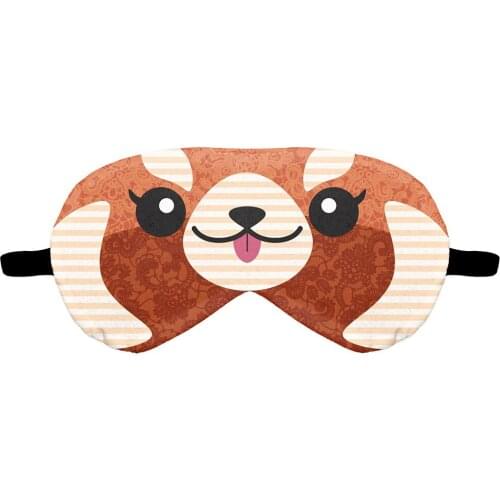 Eye Mask 3D Digital Printing Animal Cartoon Sleeping Mask Eyeshade Breathable Blindfold Headband Eyepatch Night Mask For Rest