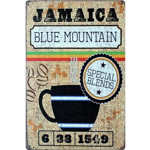 [ Mike86 ] Jamaica Coffee Metal Signs Gift PUB Wall Painting Poster Bar Craft Decor AA-158 Mix order 20*30 CM