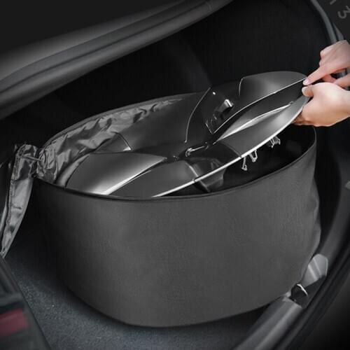 Modification Hub cover storage storage bag trunk storage accessories for Tesla Model 3 2012 2013 2014 2015 2016 2017 2018 2019