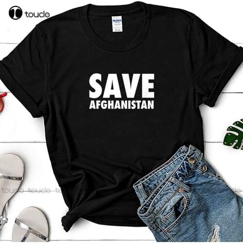 New Save Afghanistan Flag Free Afghanistan Black T-Shirt For Men Women Loving Peace T-Shirts For Men Cotton Tee S-5Xl Unisex