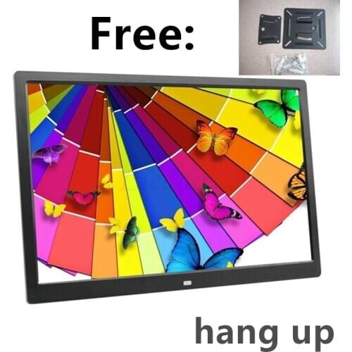NEW 14/15 Inch LED Backlight HD 1280*800 Full Function Digital Photo Frame Electronic Album digitale Picture Music Video