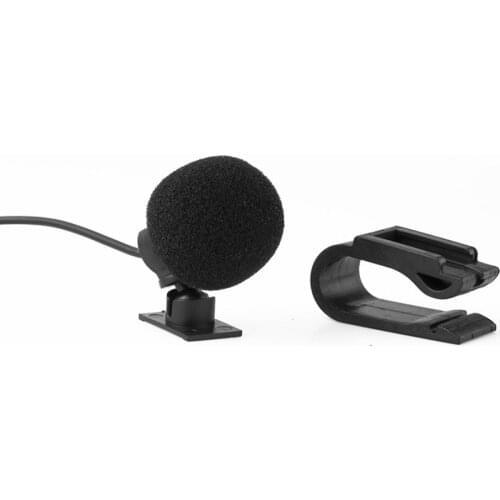 New Car Audio Microphone 3.5mm Clip Jack Plug Mic Stereo Mini Wired External Microphone For Auto DVD Radio 3m
