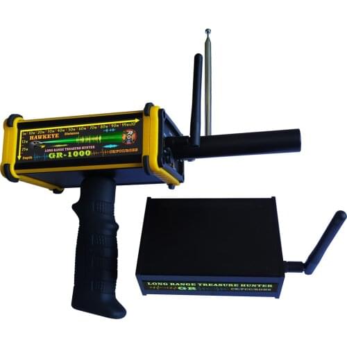 Upgraded HAWKEYE GR-1000 Underground Metal Detector Gold Detector GR1000 Gold Silver Gem Diamond Treasure Detector Finder Hunter