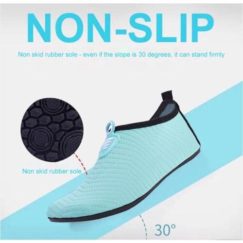 Unisex Beach Water Shoes Water Sports Shoes Barefoot Quick-drying Water Yoga Socks Non-slip Snorkeling Shoes Diving Shoes