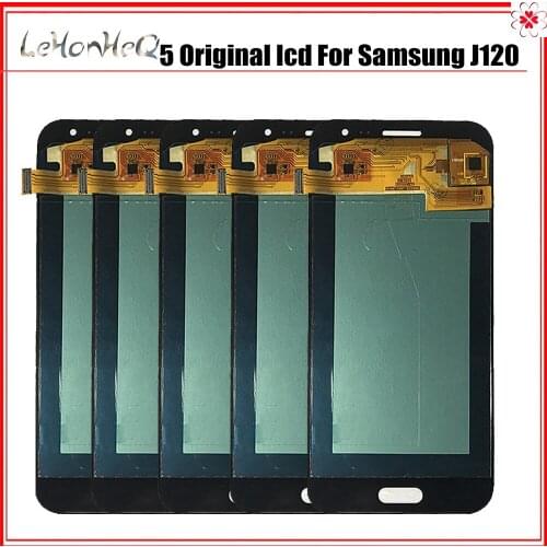 Wholesale 5 Piece/lot Original LCD For Samsung Galaxy J1 2016 J120 Display J120H J120F Touch Screen Digitizer Assembly