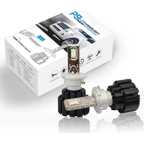 P9 Led D1 D2 D3 D4 H4 H7 H8 H9 H11 H15 H16 5202 9004 9005 9007 9012 P13W Bulb Car Headlight Bulbs 6000K 100W 13600lm Auto Light