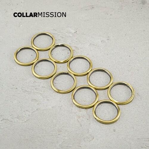 Pet puppy collar metal bronze collar accessories suitable for webbing bag backpack belt DIY dog collar YH30QT