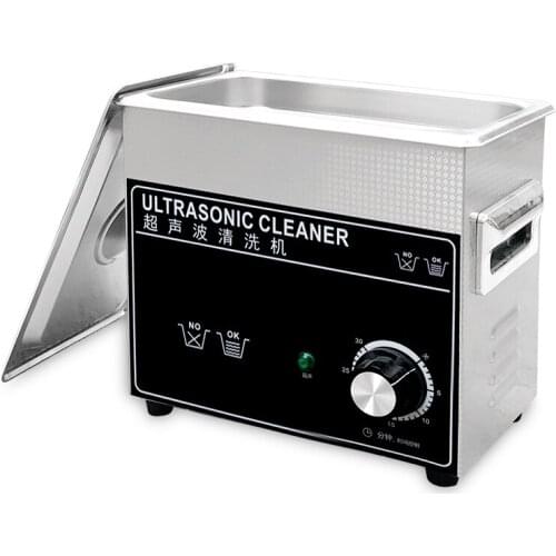 Ultrasonic Dental Cleaner 3.2L Washer 40Khz 120W Ultrasonic Bath Cleaner Piezoelectric Transducer Oil Stains Sterilizer Emulsion