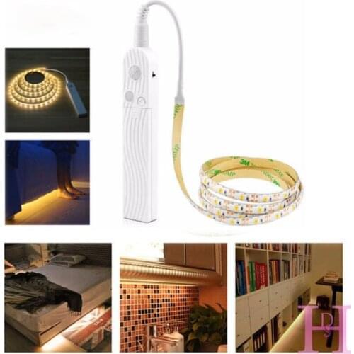 Smart Infrared Induction Battery Box Wiring-free Light LED Smart Light Strip For Closet Stairs Kitchen Cabinet Light