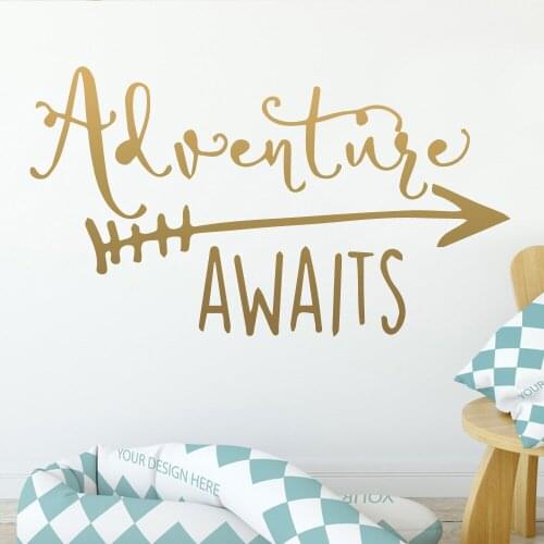 Adventure Vinyl Wall Sticker Wallstickers Wall Decor For Kids Room Decoration Wall Decals Sticker Murals adesivo de parede